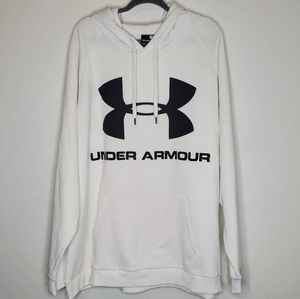 Men's Under Armour White Plus Size Hoodie